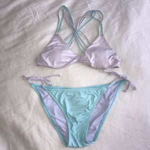 ABERCROMBIE & FITCH PASTEL BIKINI SET